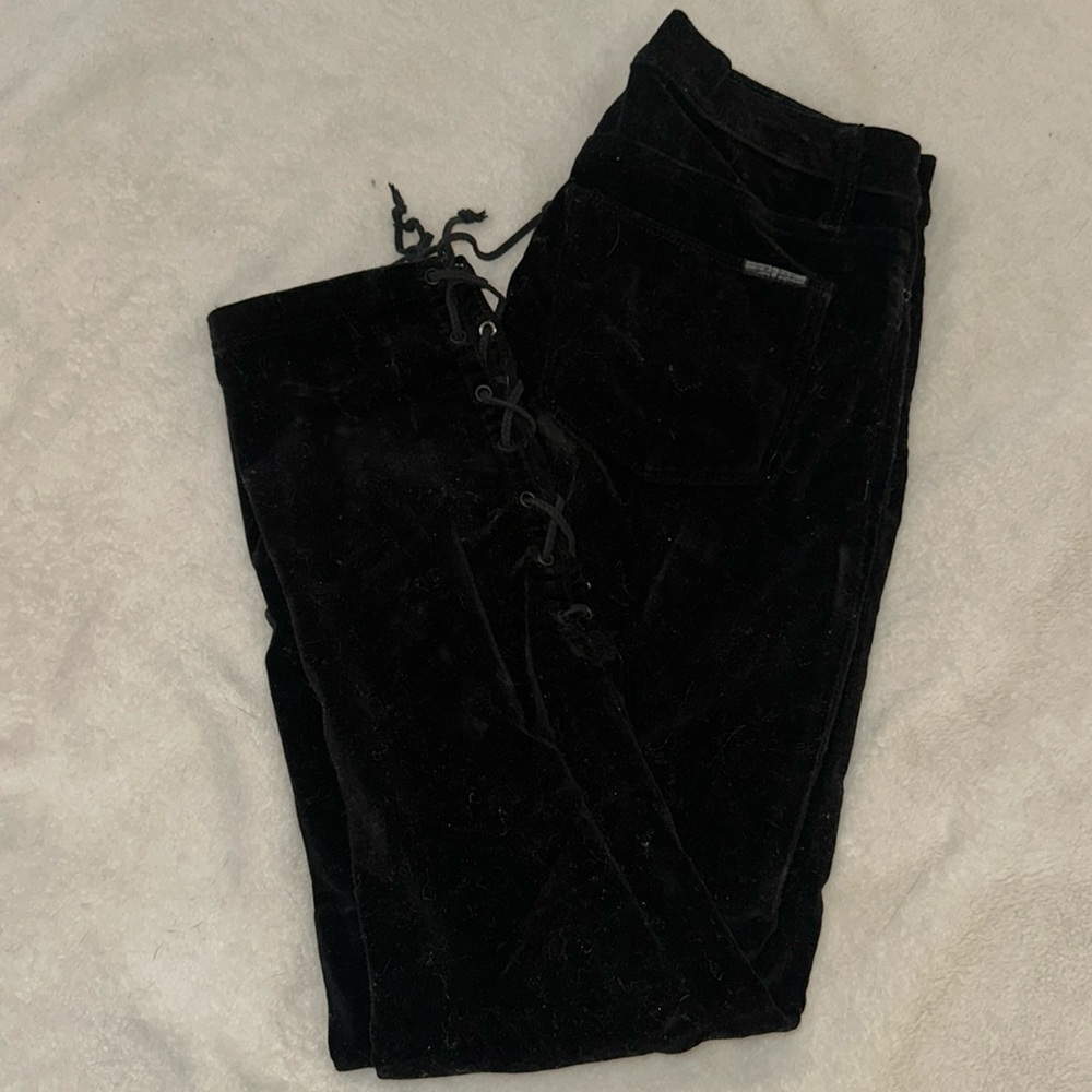 HUDSON JEANS velvet pants